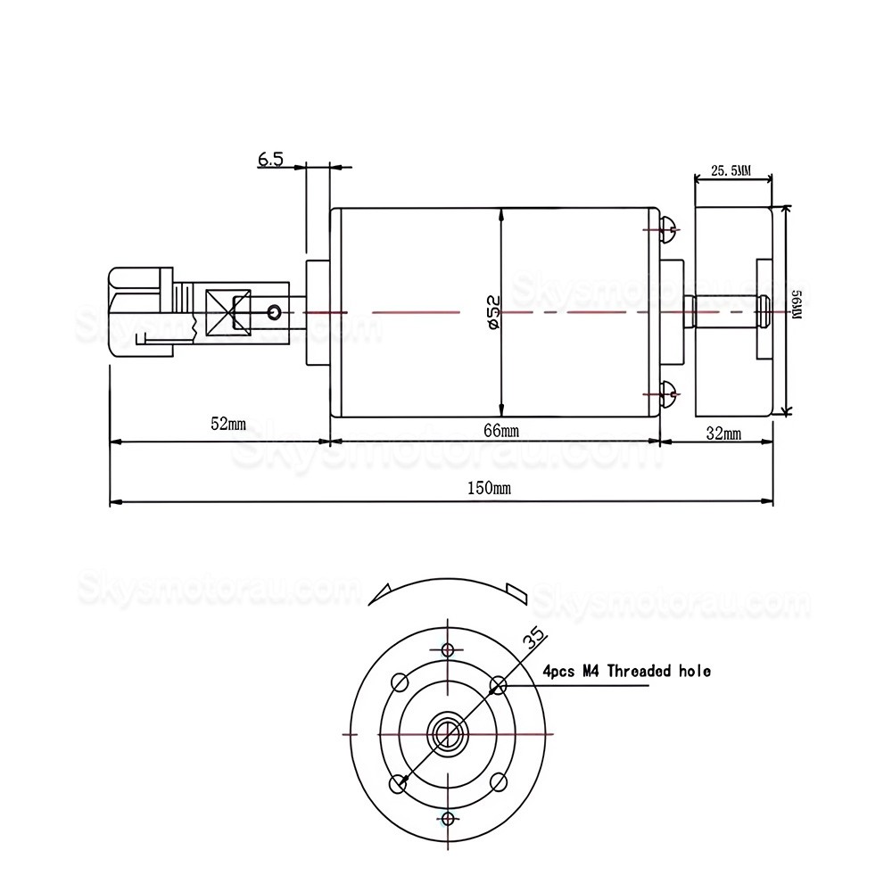 200W Air Cooled CNC Spindle Motor OSP001714 12V24/V 10000RPM ER11/ ER16 Collet for Small Engraving Machine